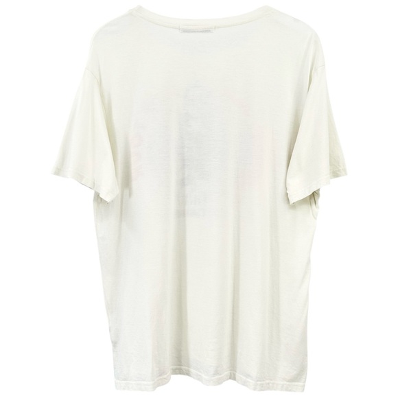 Daydreamer Elton John Pittsburgh Boyfriend Tee - White 1974 Tour T-Shirt sz L - Picture 5 of 10